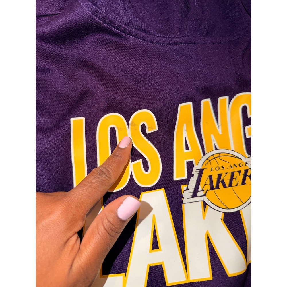 Los Angeles Lakers Purple Hoodie Sweatshirt Men's M or L? Basketball Fan Gear‎ - Picture 7 of 7
